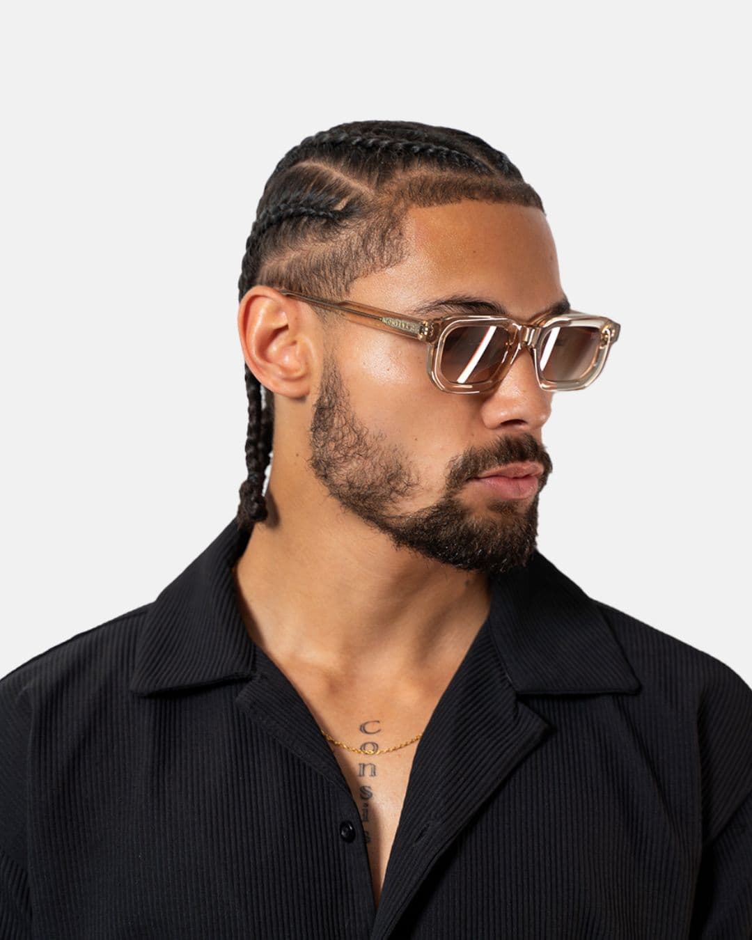 Jarëll Lopulalan portrait in black and white