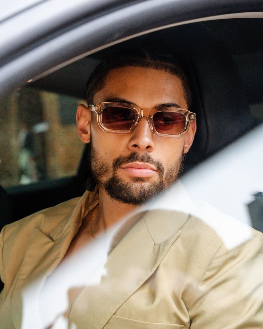 Jarëll Lopulalan portrait in black and white